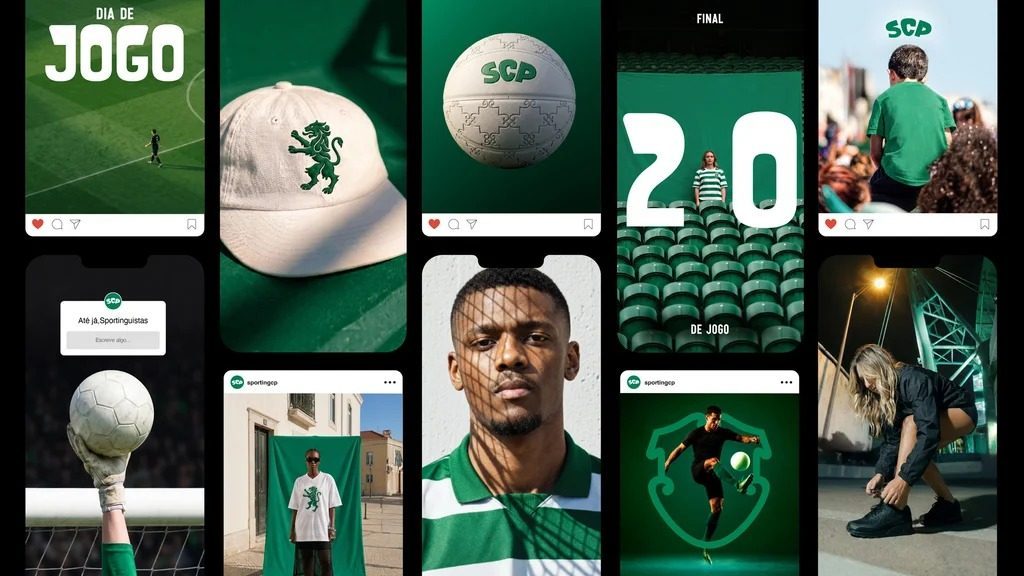 Sporting apresenta nova identidade visual global e reforça posicionamento internacional — desconhecida