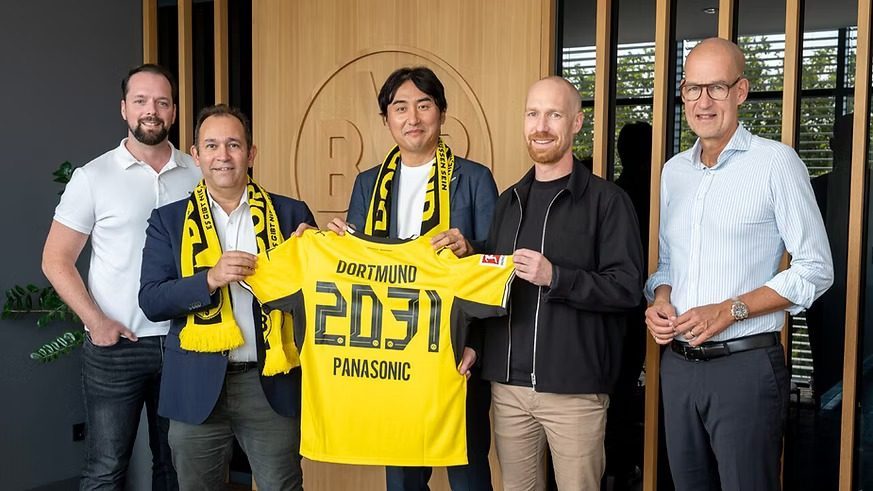Borussia Dortmund assina parceria de cinco épocas com a Panasonic até 2031 — Football Business