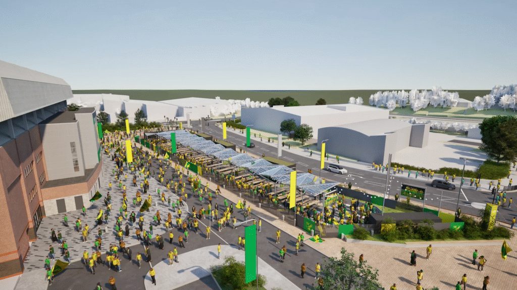Norwich City avança com requalificação faseada de Carrow Road e nova “fan zone” — TheStadiumBusiness (Bradley Rial)