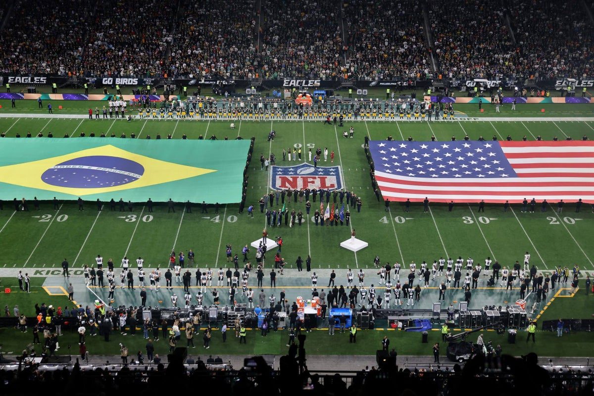 NFL quer expandir além dos 7 jogos internacionais deste ano (ainda a negociar com a NFLPA) — The Athletic / NY Times (arquivo)