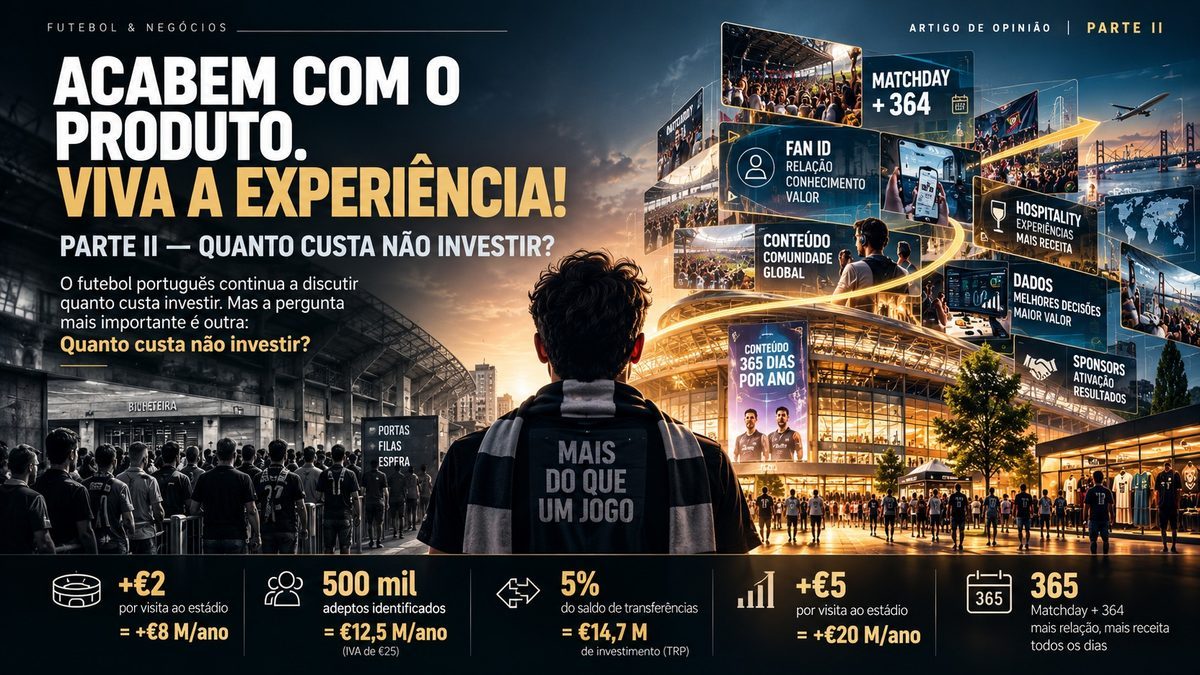 Acabem com o Produto. Viva a Experiência! Parte II — Quanto custa não investir?