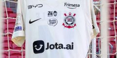 Corinthians mantém Jota.ai como patrocinadora até dezembro de 2026 e muda marca para a frente inferior da camisola