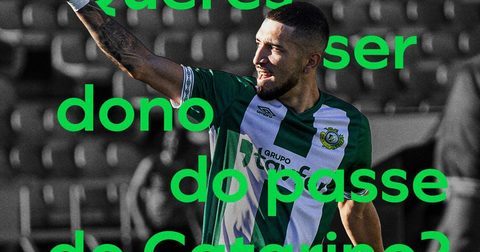 Vitória de Setúbal oferece frações do passe de Pedro Catarino a sócios em iniciativa de angariação — A Bola (não confirmado)