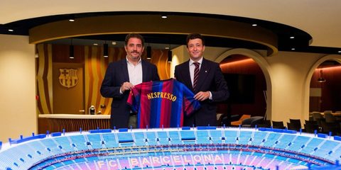 Barcelona fecha parceria de cinco épocas com a Nespresso para o Espai Barça — MKT Esportivo