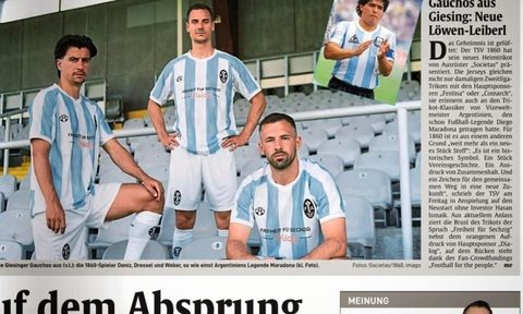 TSV 1860 Munique lança camisola “albiceleste” financiada por adeptos e reforça modelo 50+1 — El Argentino Diario