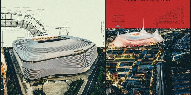 Estádios 3.0: clubes europeus apostam em recintos multifunções e tecnologia imersiva — The Athletic (Philip Buckingham)