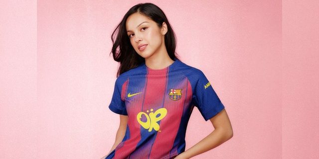 Barcelona ativa Olivia Rodrigo na frente da camisola para El Clásico em nova ação com o Spotify — Máquina do Esporte