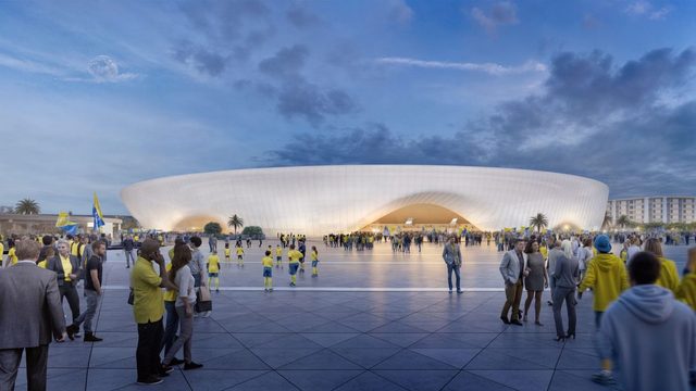 Gran Canaria acelera obra do estádio para o Mundial 2030 com foco em sustentabilidade e uso comercial — TheStadiumBusiness / Rob Ridley
