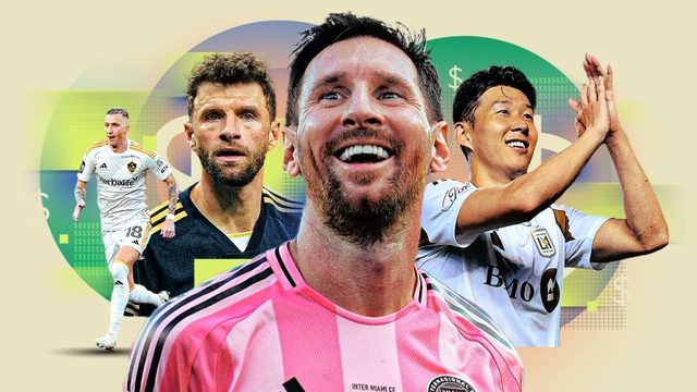 Inter Miami lidera avaliações da MLS em 2026 com $1,45 mil milhões; topo acelera, base estagna — Sportico (Kurt Badenhausen)