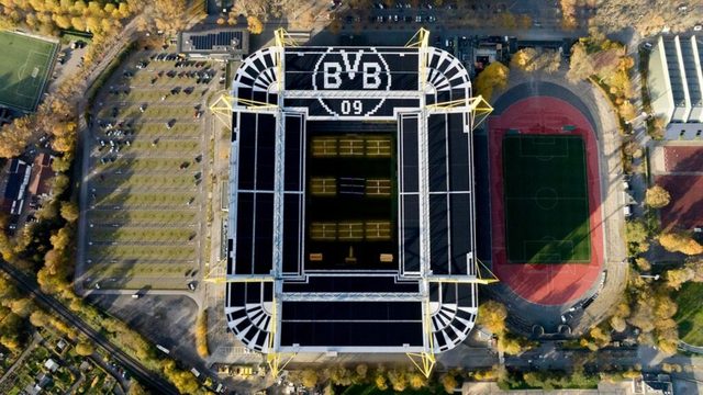 Borussia Dortmund instala maior sistema solar em estádios e reforça contas com €526 M de receita — TheStadiumBusiness (Bradley Rial)
