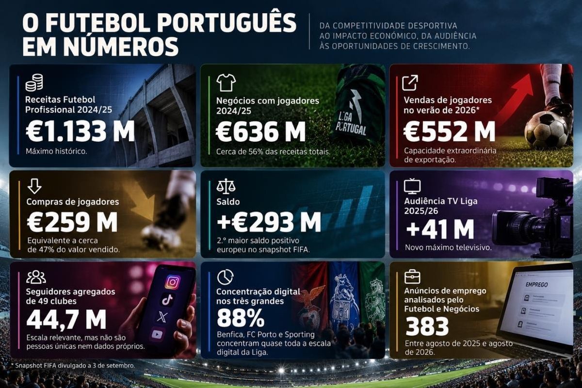 Infografia: O Futebol Português em Números